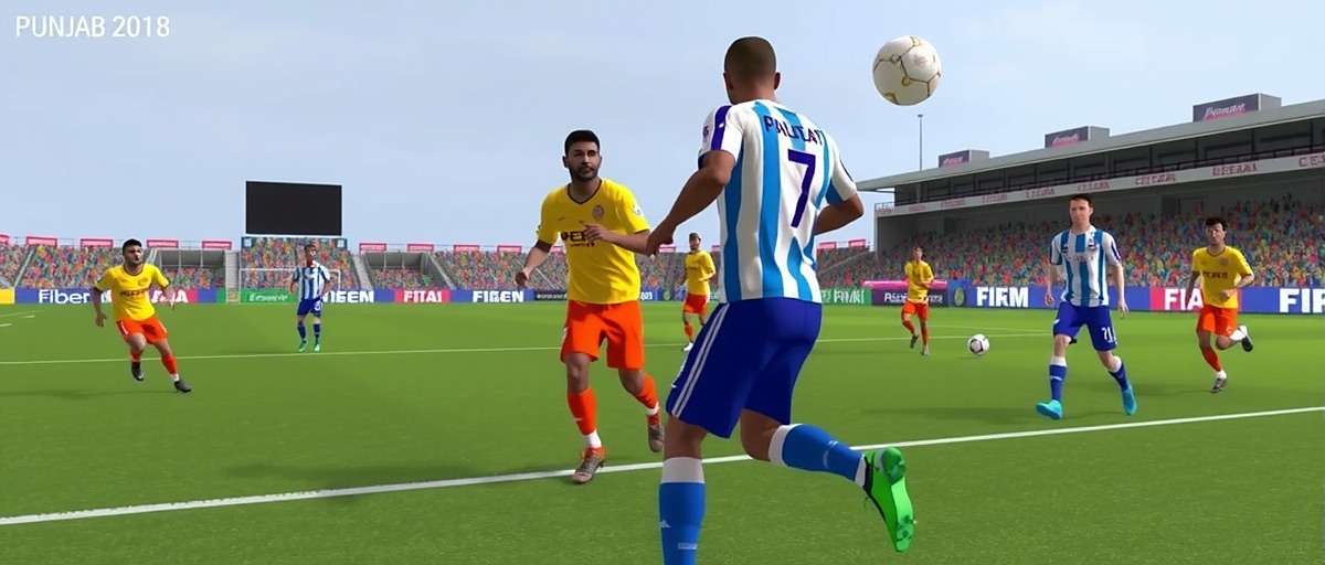 Punjab FC Home Game Punjab FC players in action during a match at their home stadium in FIFA 11: Punjab FC Rise