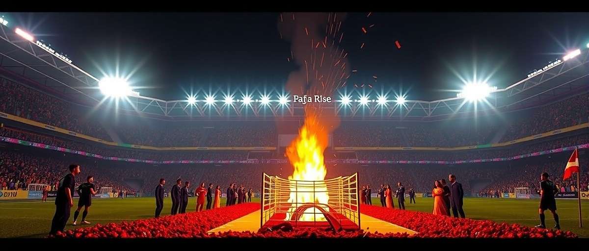 Lohri Event in Game Lohri celebration in FIFA 11: Punjab FC Rise with bonfire and traditional decorations in the stadium